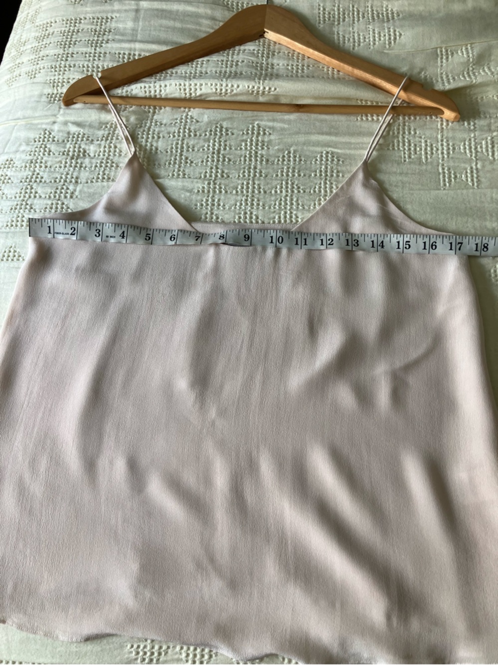 EVERLANE Dusty Pink Silk Double Layered Cami Blouse Size 6 - Picture 6 of 9